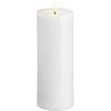 Usorteret Moods & More MM LED žvakė, Silk, Melted, Classic balta, 74x200 mm
