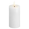 Usorteret Moods & More MM LED žvakė, Silk, Melted, Classic balta, 49x100 mm