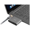 Moshi 99MO084272, Laidinis, USB 3.2 Gen 1 (3.1 Gen 1) Type-C, 60 W, Juoda, Pilka, 3840 x 2160 pikselių, Aliuminis