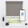 „MotionBlinds“ belaidės elektrinės tamsinančios roleto užuolaidos, 150 x 190 cm – pilkos