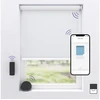 MotionBlinds belaidis elektrinis tamsinamasis ritininis užuolaidas 80x190 cm - balta