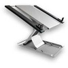 Mousetrapper Nešiojamas kompiuteris Stand Pro for laptop, e-reader and tablet, Material: Aliuminio, Features: foldable, height - and width adjustable, Protection: Neoprene bag, Nešiojamas kompiuteris stand, Sidabrinis, Aliuminio, 15 - 320 mm, 195 - 282 mm, 225 mm