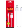 MTK OnePlus Micro USB kabelis – 3 metrų – Balta