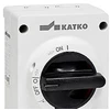 Mto Electric As „Katko“ saugos jungiklis EMC - 3P 16A ABS pilkas/juodas
