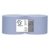 Multi Valymo ritinėlis „Industri Papernet“, dvisluoksnis, perforuotas, Ø27,5 x P21,5 cm x I360 m, perdirbtas, mėlynas, 2 ritinėliai/dėžutė