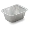 Multi Aliuminio dėklas 250 ml 114x89x42 mm 1 skyriaus stačiakampis sidabrinis, 15 vnt. x 100 vnt./kartonas