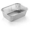 Foliebakke, Plus Pack, 1-Compartments Rektangulær kapacitet 500ml,150x110x44mm aliuminio, aliuminio,