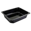 Abena Padėklas 1/2 GN C2325-1B 1 skyriaus 5100 ml, L325 x P265 x A80 mm, juodas, 80 vnt./dėžėje