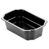 Multi 1 skyriaus išsinešimo dėklas 1/4 GN 1750 ml 250x159x70 mm PP juodas, 220 vnt./kartoninėje dėžėje