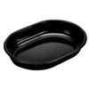 Multi Padėklas 1 sekcijos 1000 ml 238x176x40 mm ovalus PP juodas, 240 vnt./kartono dėžėje
