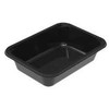 Multi Padėklas 1 sekcijos 2187-1G 765 ml 187x137x45 mm CPET juodas, 432 vnt./dėžėje