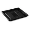 Multi Zen Tapas padėklas 1 sekcijos kvadratinis 876 ml, L250 x P250 x A20 mm, RPET, juodas, 2 pakuotės x 60 vnt. x 1 vnt./kartonas