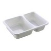 Abena Padėklas 2 skyrių 2171-2B 215/315 ml 171x127x38 mm CPET baltas, 504 vnt./dėžėje