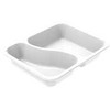 Abena 2 talpų padėklas 2227-2F 430/685 ml 227x178x43 mm CPET baltas, 360 vnt./kartoninėje dėžėje