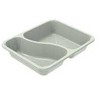 Multi Dviejų skyrių padėklas C2227-2F stačiakampis I227×P178×A43 mm 685/430 ml CPET Evolve – 360 vnt./dėžėje