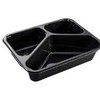 Abena Dėklas 3 skyrių 2227-3K 227x178x53 mm CPET juodas, 276 vnt. dėžėje