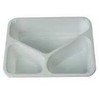 Multi 3 skyrių padėklas C2227-3K 255/355/685 ml L227xB178xA53 mm CPET baltas, 276 vnt./kartoninėje dėžėje