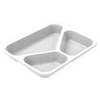 Multi Dėklas 3 skyrių C2227-3A 405/210/155 ml, ilgis 227 x plotis 178 x aukštis 30 mm, CPET baltas, 492 vnt./kartoninėje dėžėje