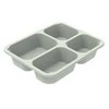 Multi 4 skyrių dėklas C 2227-4C stačiakampis 227x178x43 mm 1070 ml CPET Evolve, 228 vnt. dėžėje