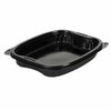 Multi Bistro padėklas 500 ml 190x155x30 mm PP juodas, 6 vnt. x 50 vnt./kartonas