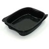 Multi Bistro padėklas 700 ml 190x155x41 mm PP juodas, 6 vnt. x 50 vnt./dėžėje
