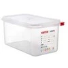 Araven Gastro talpa AIRTIGHT GN1/3, su dangčiu, PP, 6 l, H 15 cm, vnt