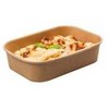 Multi Puodeliai „Catersource“ 172x120x41 mm 500 ml kraft su PP rudi, 6 vnt. x 50 vnt./kartonas