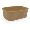 Multi Puodeliai Catersource 172×120×56 mm 750 ml rudos spalvos kraft su PP, 6 vnt. × 50 vnt./kartonas