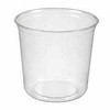Multi Vienkartinis puodelis 600 ml 24 oz Ø117x104 mm apvalus RPET permatomas, 10 vnt x 50 padėklai/dėžė