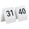 Plakatas Multi Stalinė lentelė Securit Nr. 31-40 5x4x5 cm akrilas balta (6 vnt. x 10 pakuotėje)