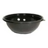 Multi Plastikinė dubenų punch dubuo 4500 ml Ø305x110 mm BOW92160-50 apvalus APET juodas – 50 vnt./kartoninėje dėžėje