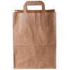 Multi Nešiojamasis maišelis 16 l 250x150x340 mm 70 g popierius rudas su rankenėle 250 vnt./dėžėje