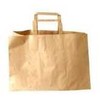 Multi Nešiojimo maišelis 17 l 350x170x245 mm 80 g su rankenomis, popierinis, gėlių rašto, rudas, 50 vnt. – 4 pakuotės po 50 vnt./kartonas