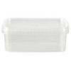 Multi Tub 5541 1500 ml 195x195x61 mm šaldiklis-safe minus 20°C PP clear, 12 pcs/pack