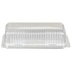 Multi-pyragų dėžutė 235x133x70 mm RPET permatoma, 300 vnt. dėžėje