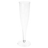Multi Šampano taurės 10 cl H20 cm tvirtu pagrindu PS dėžutėje, 10 pakelių x 10 vnt./kartoninė dėžė