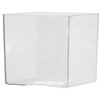 Multi Kubas 55x55x55 mm vidutinis PS permatomas, 100 vnt./kartoninėje dėžėje
