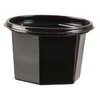 Multi Padažo indelis Catersource 75 ml Ø68x43 mm APET juodas, 10 vnt. x 96 vnt. x 1 vnt./kartonas