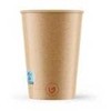 Kavos puodelis Popierius/Ac Ø80xH93mm 25cl 8oz Vienasluoksnis Rudas FSC Verive,20 vnt. x 50 vnt./dėž.