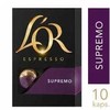 Multi L'OR Lungo Supremo kavos kapsulės, stiprumas 10, 10 vnt. x 10 vnt./dėžutėje