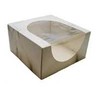 Multi Sulankstoma torto dėžutė S-Line L190xW190xH100mm su langeliu iš PLA ir atviru priekiu (100 vnt./kartoninėje dėžėje)