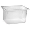 aps Valgyklos padėklas 1/2 GN 8,9 l skaidrus polipropilenas 32,5x26,5x15 cm (1 vnt.)