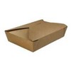 Multi Vienkartinės maisto talpyklės 1400 ml 215x155x50 su PE danga, rudos, 200 vnt./kartoninėje dėžėje