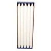 Multi Stulpelinės žvakės Ø22x350mm, degimo trukmė 14 valandų, grynas stearinas, baltos, 8 pakeliai x10 vnt./kartoninėje dėžutėje
