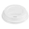 Multi Plastikiniai geriamieji dangteliai Ø80xH20 mm kavos puodeliams, balti, 50 vnt.