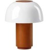 Multi LED lempa Zone Harvest moon Ø18xH22cm Terakota/Balta (1 vnt.)
