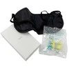 Multi Sleep kit baltas in box: sleep mask &amp; earplugs, 100 pcs/pk