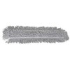 Multi Velcro mopas 60 cm su gulbės ženklu ir kutais, pilkas, sausam/šlapiam valymui, skirtas medinėms grindims/linoleumui, 100 vnt./dėžėje
