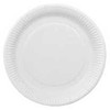 Multi Popierinės lėkštės Ø23xH1cm Baltos, 100 vnt./pak.