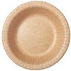 Multi Vienkartinė lėkštė apvali gili 500 ml Ø19cm padengta kraft popieriumi, ruda, 10 pakuočių x 20 vnt./kartoninėje dėžėje